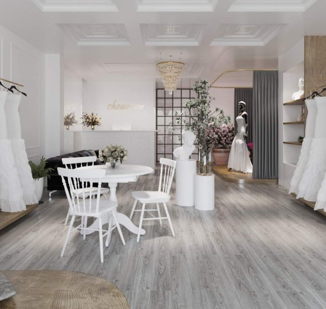 Dự Án Showroom Áo Cưới Mẫu 001